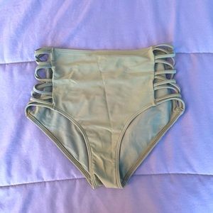 High waisted bikini bottom